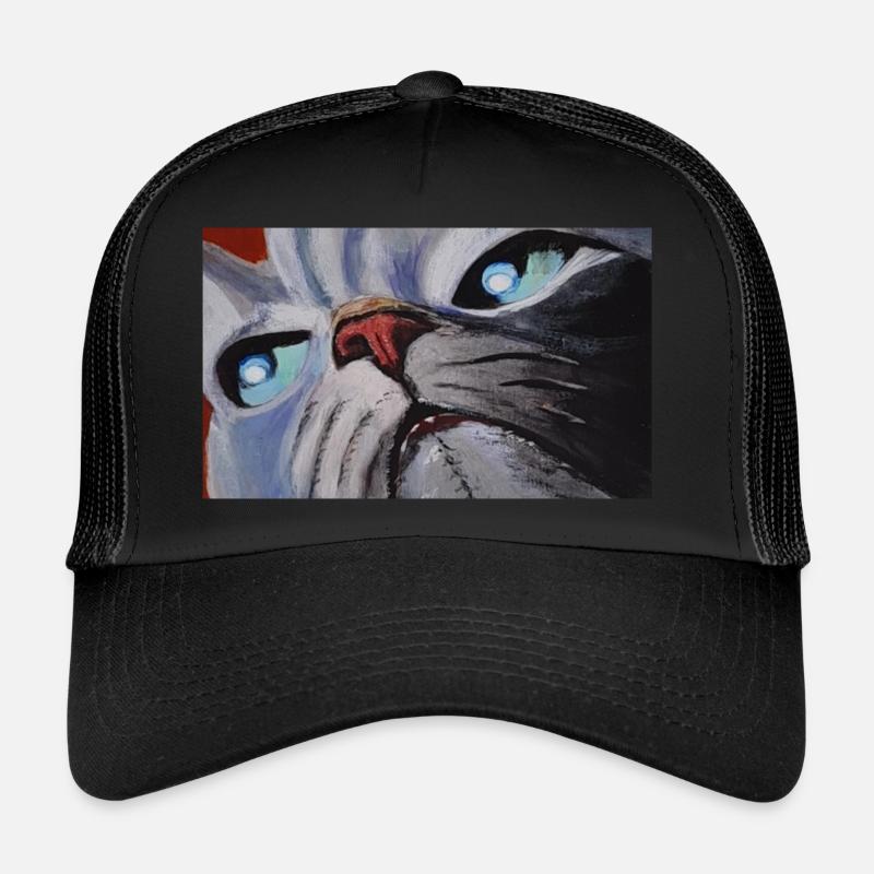 Bande dessinée de chat Casquette trucker 