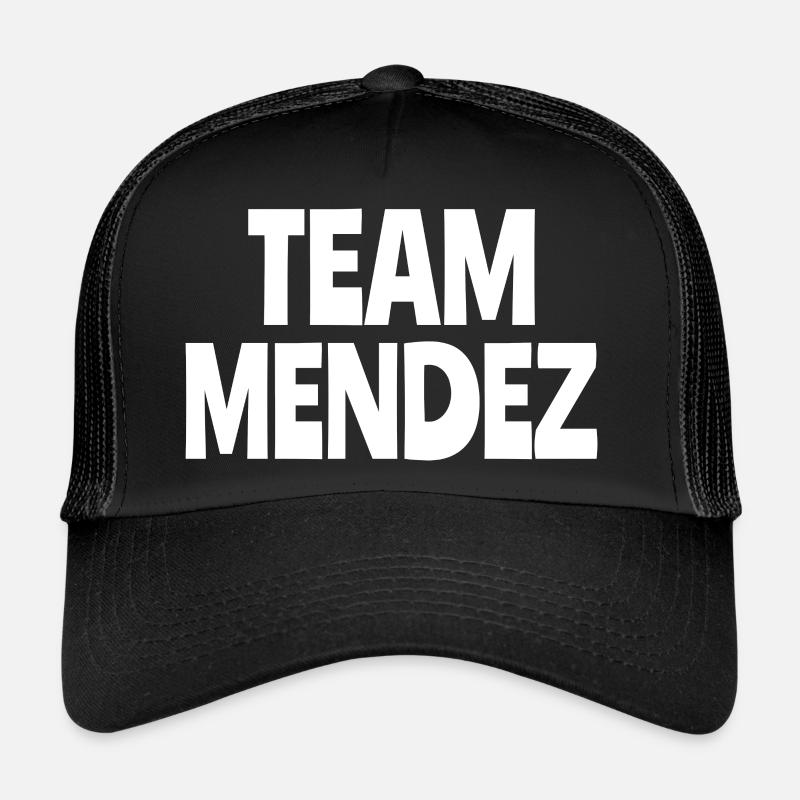 team mendez - Casquette trucker  - noir/noir