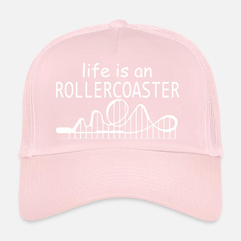 Rollercoaster Achterbahn Trucker Cap