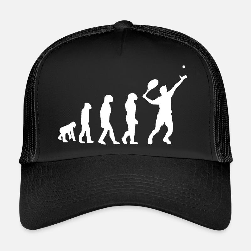 Tennis Evolution - Trucker Cap - Schwarz/Schwarz