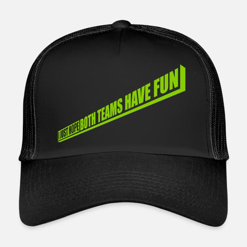 Les deux équipes s’amusent Casquette trucker 