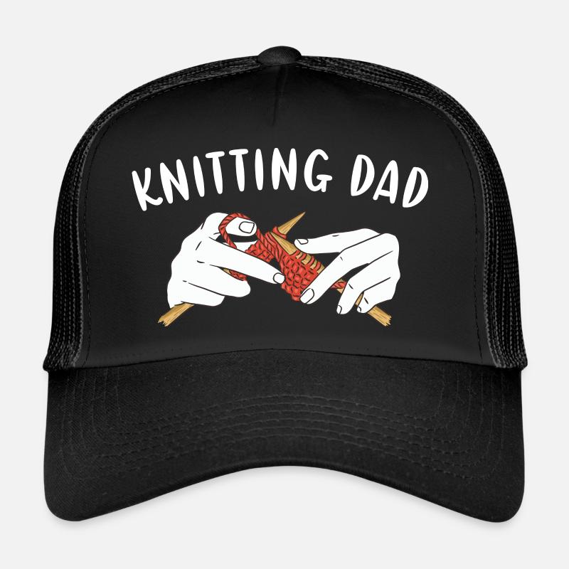 Knitting Dad Knitting Trucker Cap