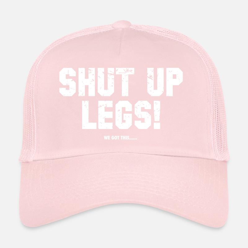 Drôle de conception de course à pied Fermez les jambes Casquette trucker 