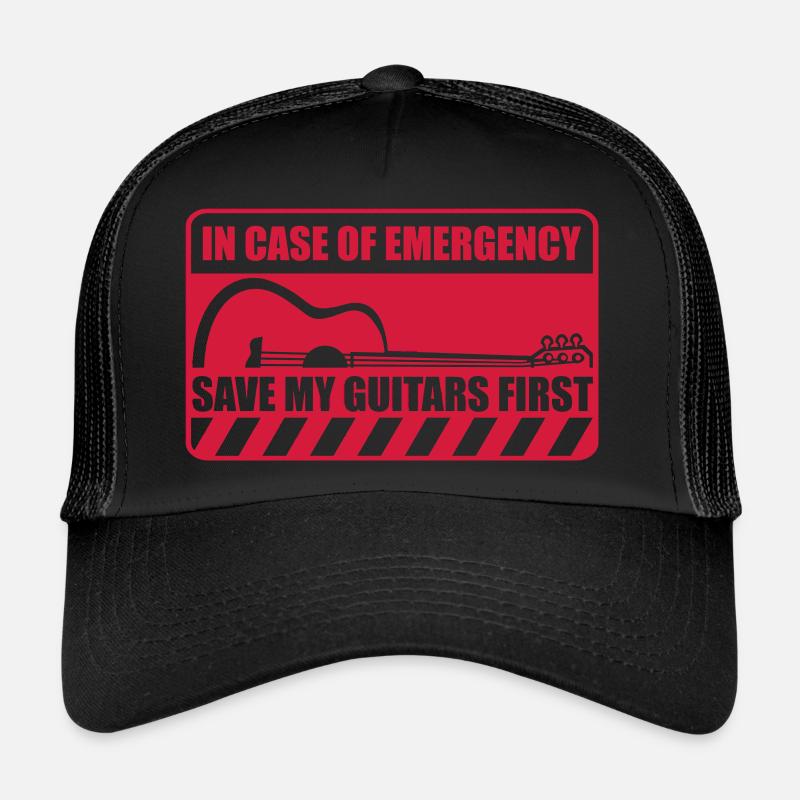 Danger Save My Guitars Casquette trucker 