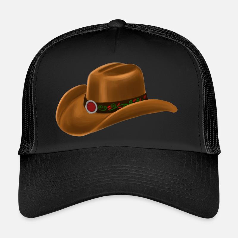 Cowboy Hat Trucker Cap