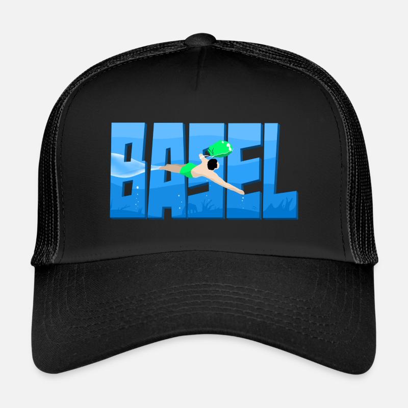 Envelopper le poisson de Bâle Casquette trucker 