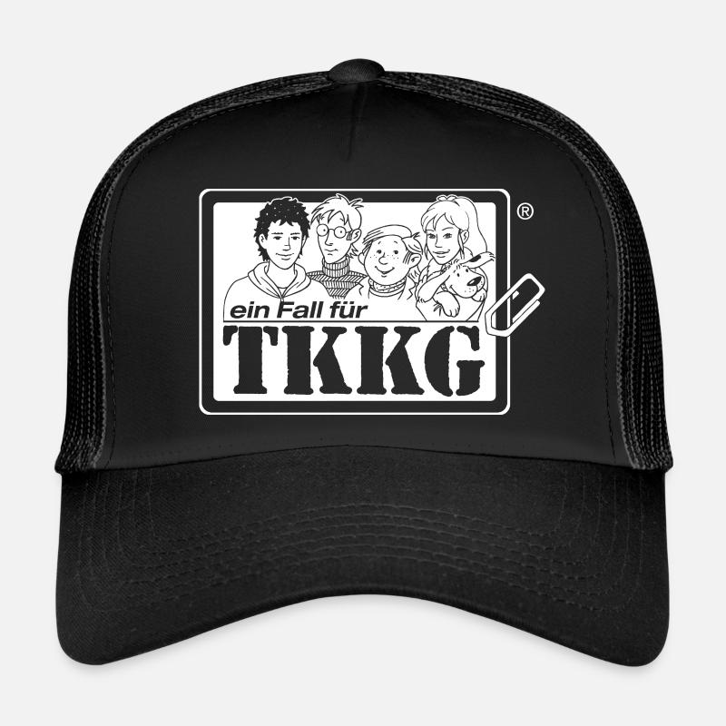 TKKG TKKG Logo Ein Fall Für TKKG Weiß Trucker Cap