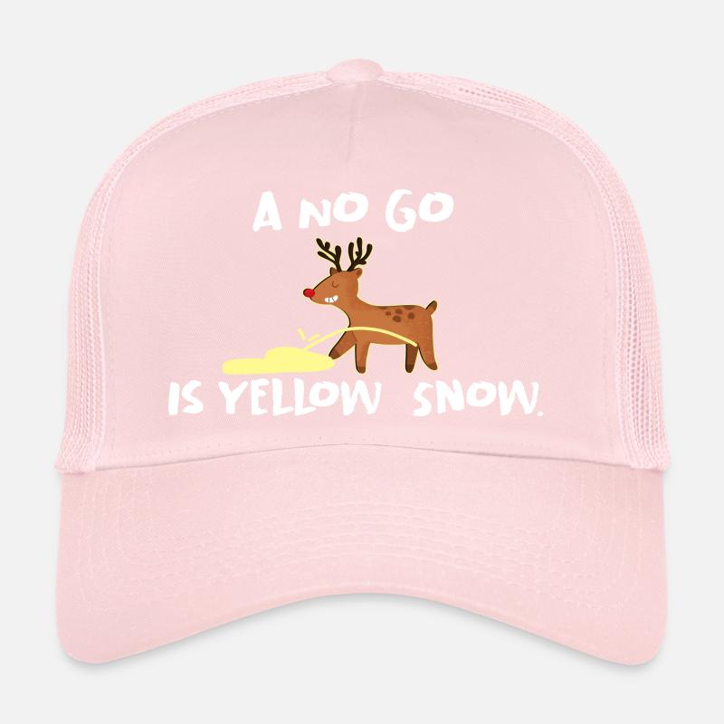 Neige jaune - Rime Casquette trucker 