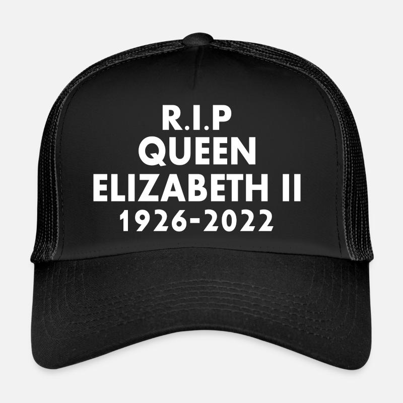 Queen elizabeth - Trucker Cap - Schwarz/Schwarz