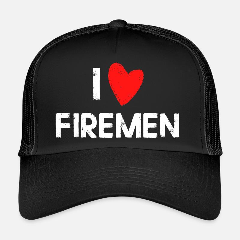 j'adore les pompiers Casquette trucker 