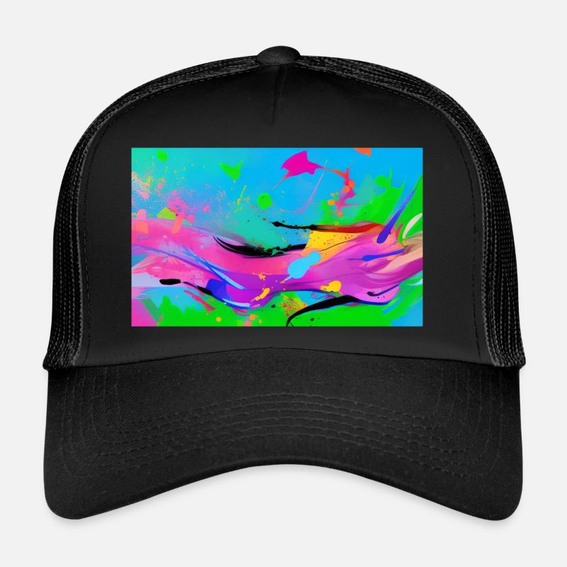 Bunte Frau Trucker Cap