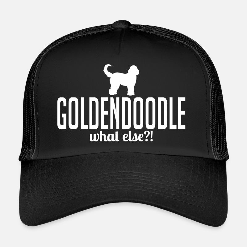 Goldendoodle what else Hundespruch Hunde Wilsigns - Trucker Cap - Schwarz/Schwarz