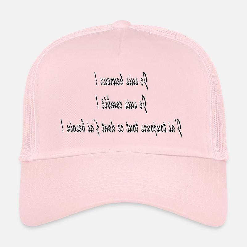 Affirmations positives homme v1 Casquette trucker 