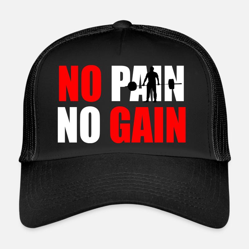 Pas de douleur pas de gain devis Casquette trucker 
