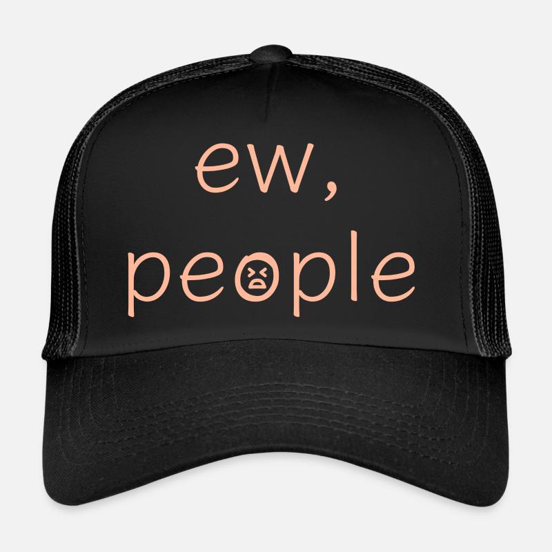 EW Menschen - Trucker Cap - Schwarz/Schwarz