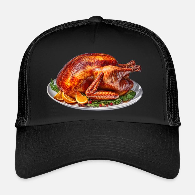 Dinosaure de dinde grillée, un régal pour le palais Casquette trucker 