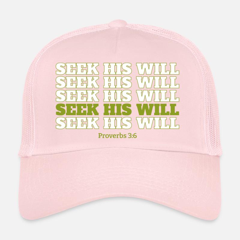 Cherchez sa volonté Casquette trucker 