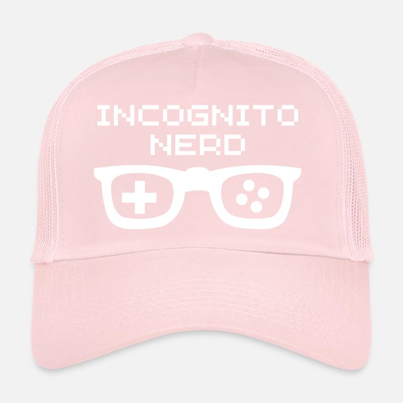 Inkognito Nerd (Weiss) Trucker Cap