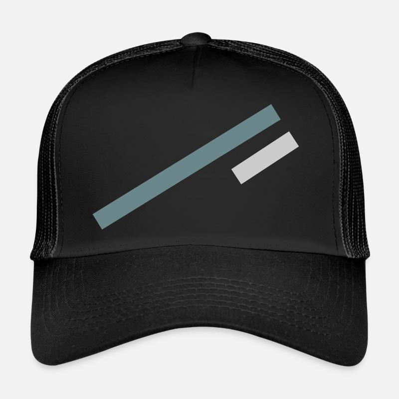 Conception minimale Stripe Casquette trucker 