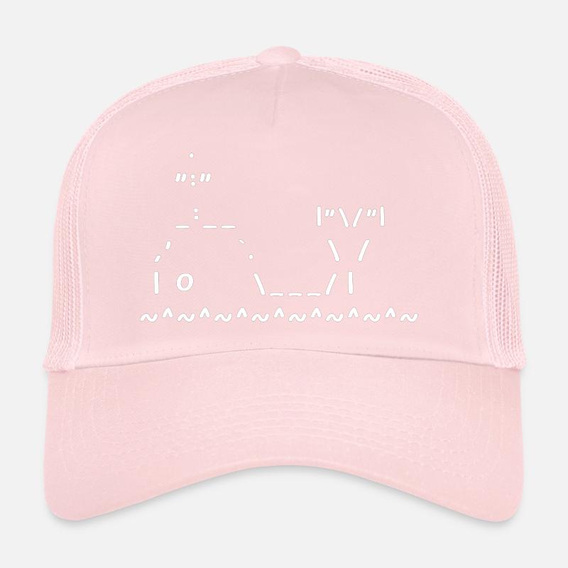 Baleine douce ASCII Casquette trucker 