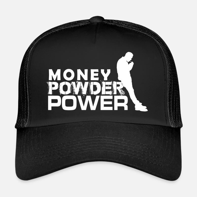 MPP white - Trucker Cap - black/black