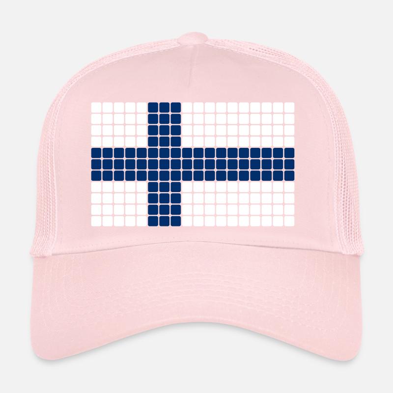Drapeau de la Finlande Casquette trucker 