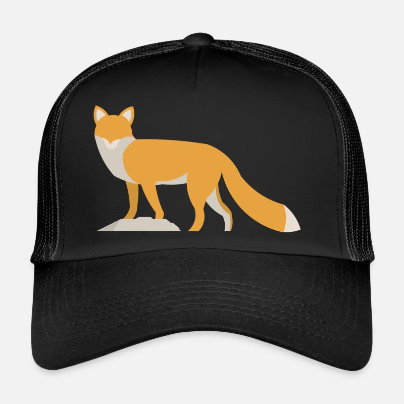 Rotfuchs - Trucker Cap - Schwarz/Schwarz