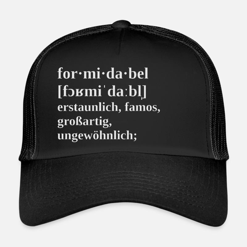 Formidable Casquette trucker 