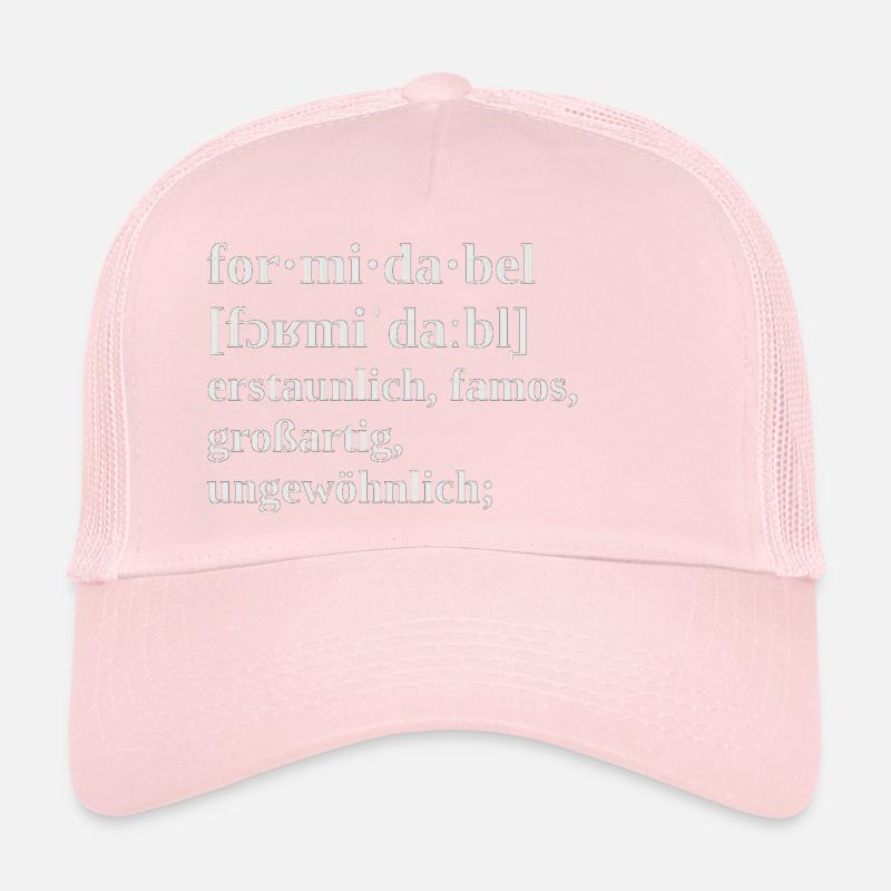 Formidable Casquette trucker 