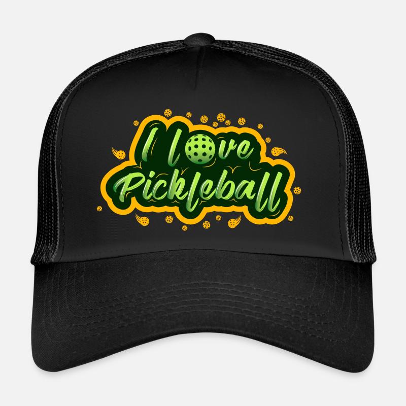 J’adore le pickleball 3 Casquette trucker 