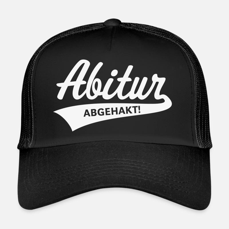 Abitur – Abgehakt! (Abiturient / Abi / White) Trucker Cap