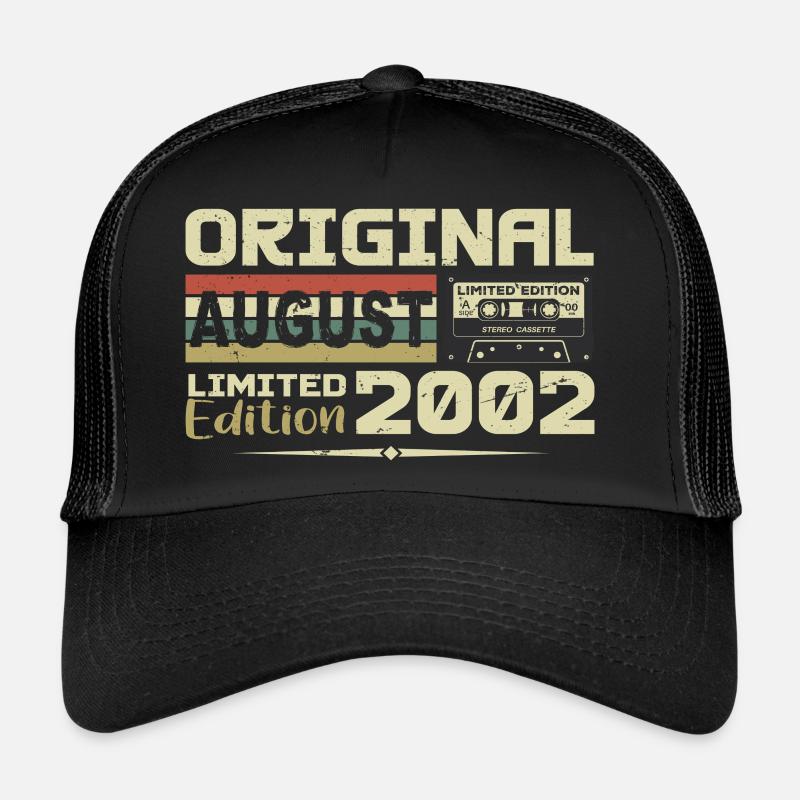 Août 2002 - Né en Août 2002 Construit en Août 2002 Casquette trucker 