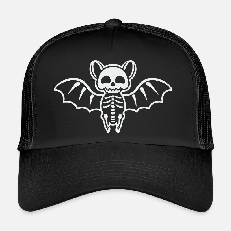 Squelette de chauve-souris mignon Casquette trucker 