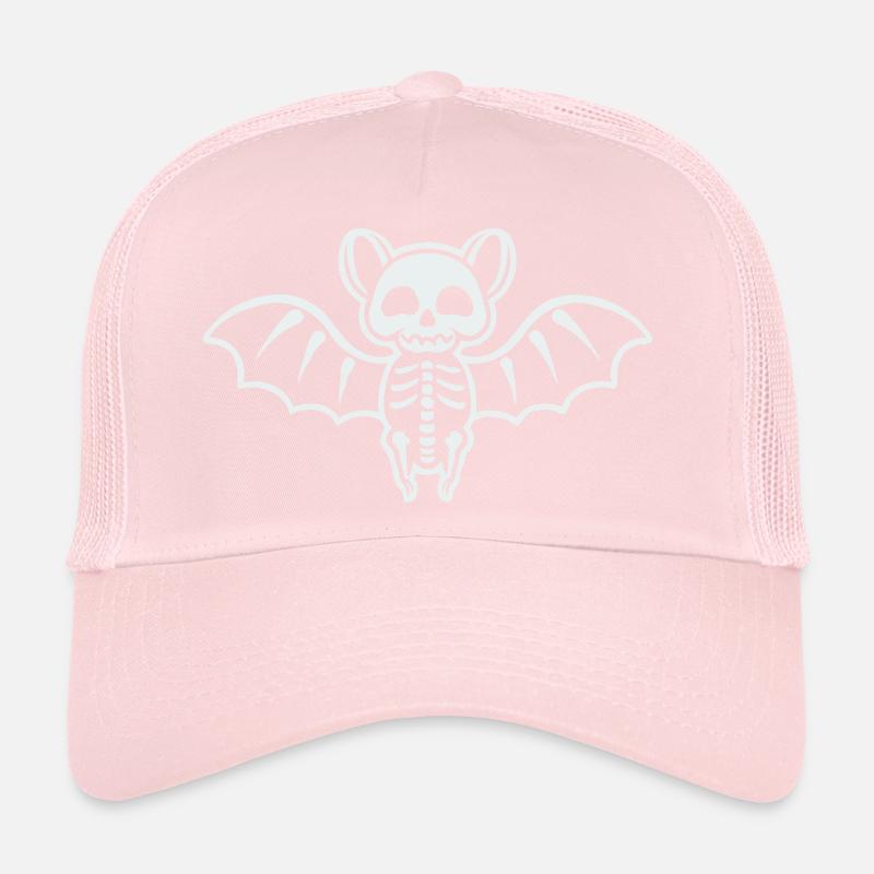 Cute Bat Skeleton Trucker Cap