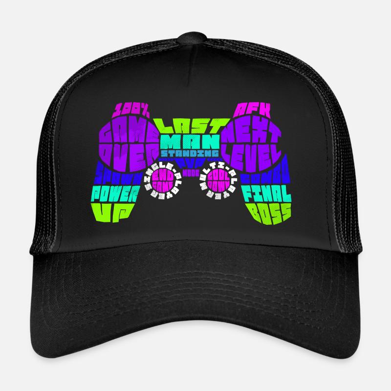 "Gamer Typo Controller" Trucker Cap