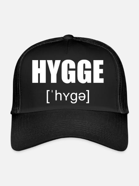 Hygge - Trucker Cap - Schwarz/Schwarz