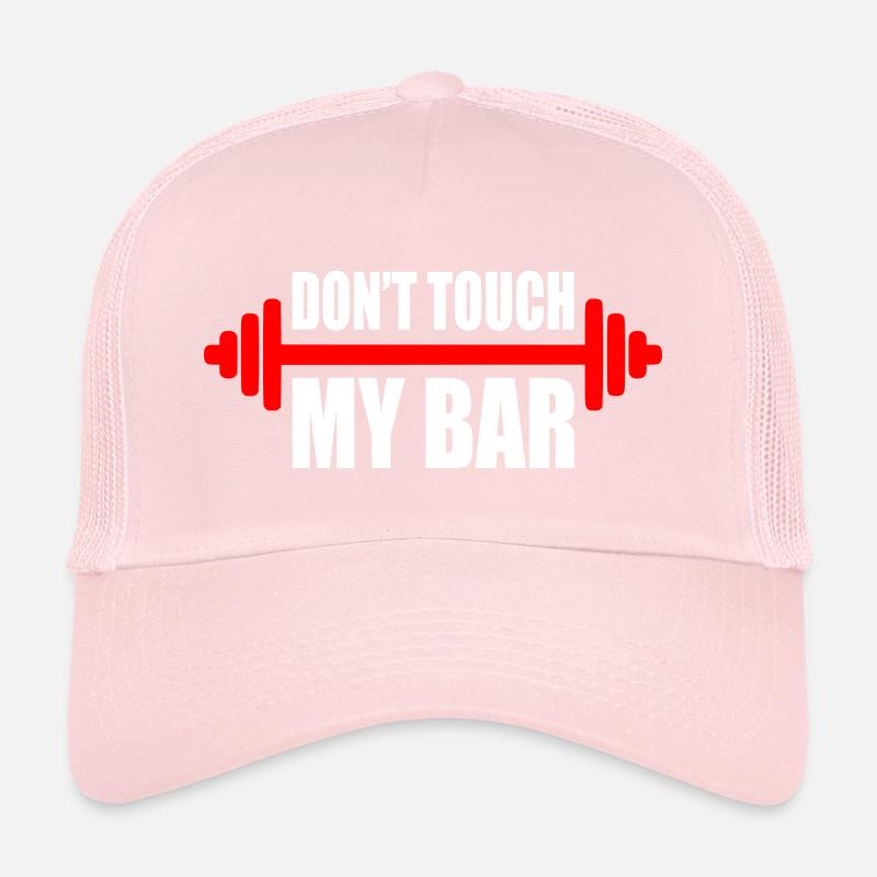 d'ont touch my bar Casquette trucker 