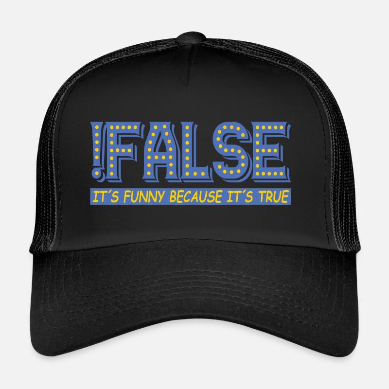 Faux, mais vrai | Couleurs changeantes Casquette trucker 