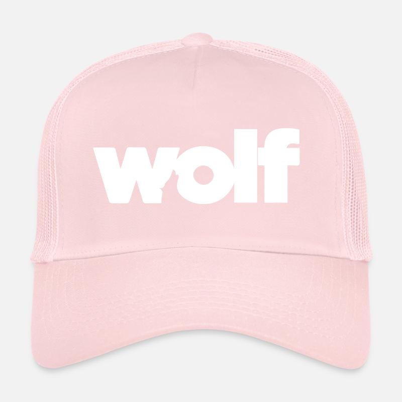 Wolf logo blanc original loup Casquette trucker 