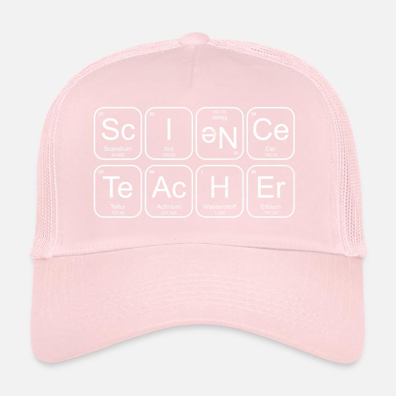Enseignant Chimie Science Enseignant Éléments Casquette trucker 