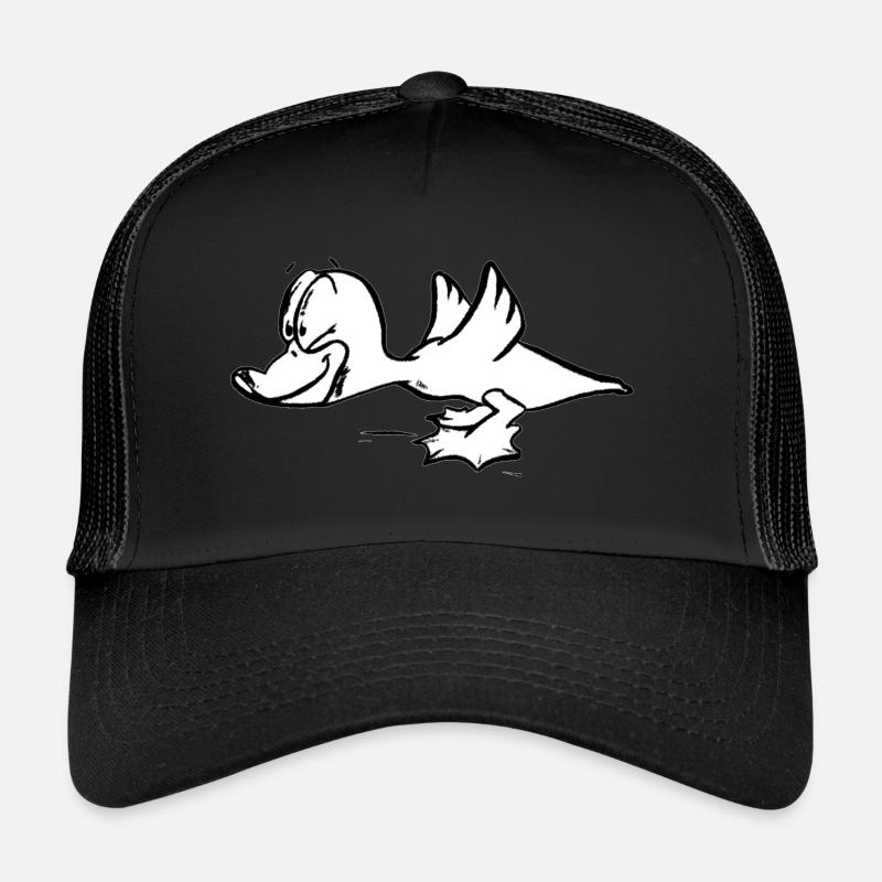 Ente - Trucker Cap - Schwarz/Schwarz