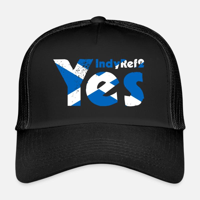 Scottish Independence - Trucker Cap - black/black