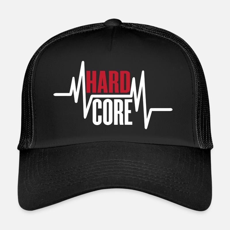 Hard Core - Trucker Cap - black/black