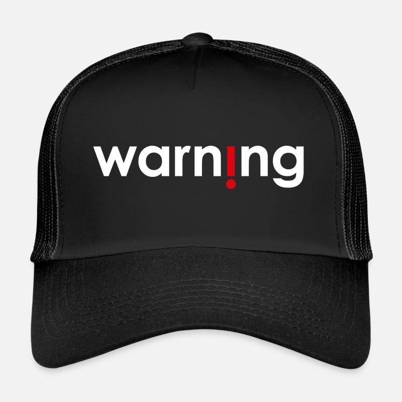 Warning Trucker Cap