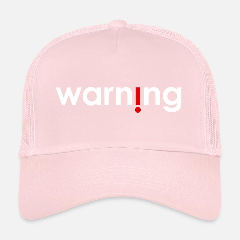 Warning Trucker Cap
