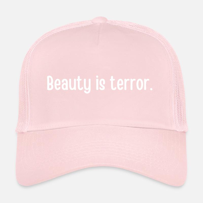 La beauté est la terreur L’histoire secrète Casquette trucker 