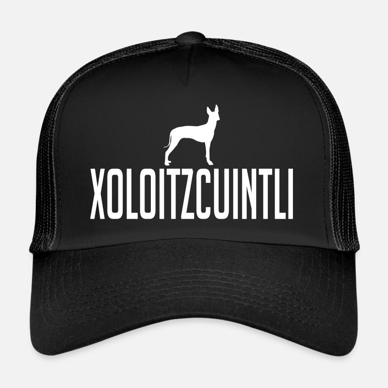 Xoloitzcuintli Races de chiens Chiens Chiens Wilsigns Casquette trucker 