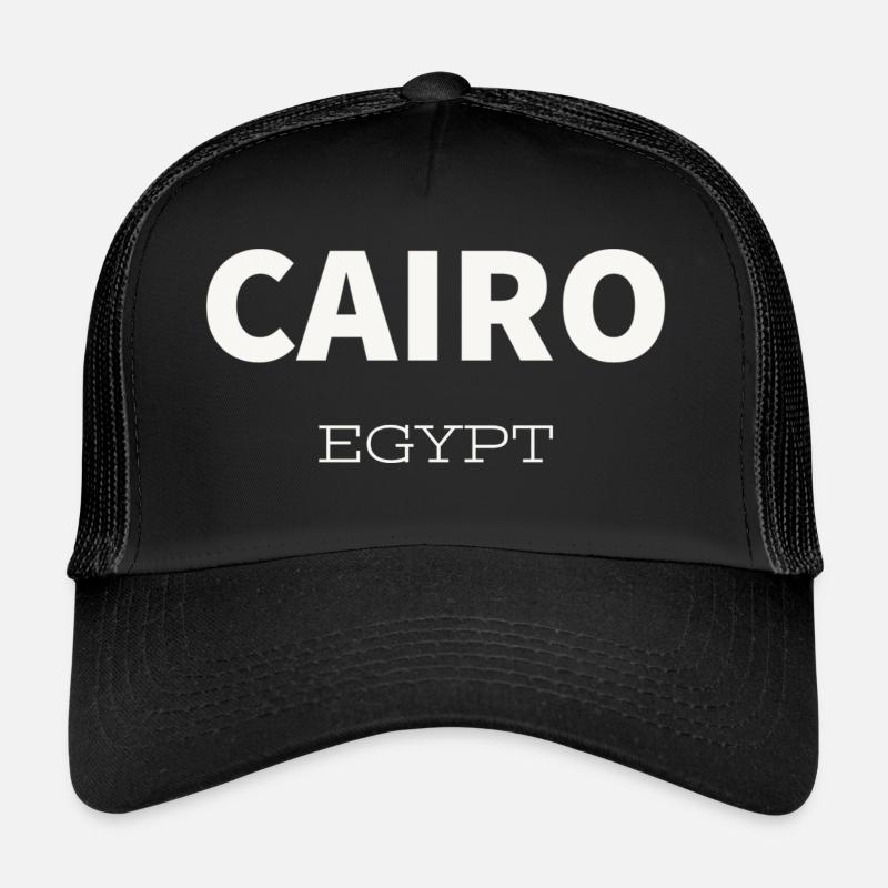 cairo - Trucker Cap - Schwarz/Schwarz