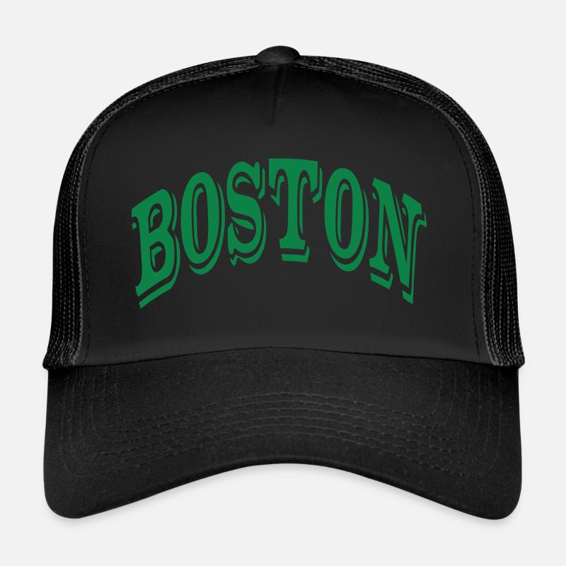 Boston - Trucker Cap - Schwarz/Schwarz