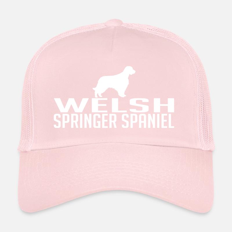 WELSH SPRINGER SPANIEL RACE DE CHIEN CHASSE Wilsigns Casquette trucker 